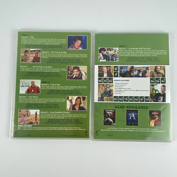 Breaking Bad Complete First Season 1 DVD Set Crime Drama TV Series - Picture 7 of 7